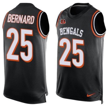 Bengals #25 Giovani Bernard Black Team Color Men's Stitched NFL Limited Tank Top Jersey Bengals #25 Giovani Bernard Black Team Color Men's Stitched NFL Limited Tank Top Jersey