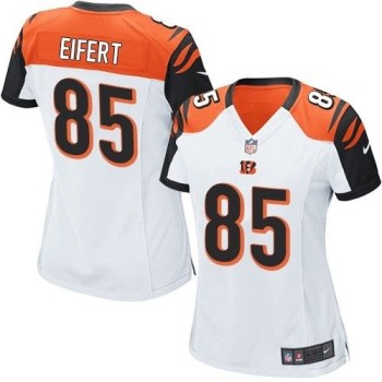 Bengals #85 Tyler Eifert White Women's Stitched NFL Elite Jersey Bengals #85 Tyler Eifert White Women's Stitched NFL Elite Jersey