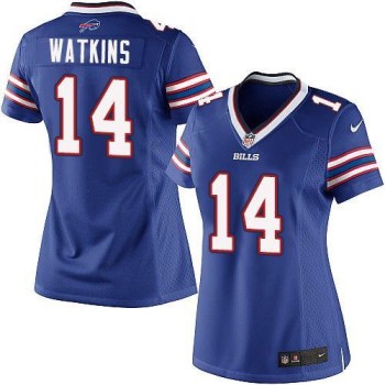 Bills #14 Sammy Watkins Royal Blue Team Color Women's Stitched NFL Limited Jersey Bills #14 Sammy Watkins Royal Blue Team Color Women's Stitched NFL Limited Jersey