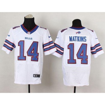 Bills #14 Sammy Watkins White Men's Stitched NFL New Elite Jersey