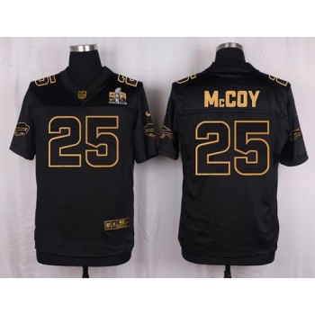 Bills #25 LeSean McCoy Black Men's Stitched NFL Elite Pro Line Gold Collection Jersey Bills #25 LeSean McCoy Black Men's Stitched NFL Elite Pro Line Gold Collection Jersey