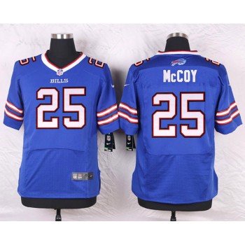 Bills #25 LeSean McCoy Royal Blue Team Color Men's Stitched NFL New Elite Jersey