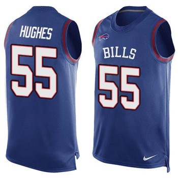 Bills #55 Jerry Hughes Royal Blue Team Color Men's Stitched NFL Limited Tank Top Jersey Bills #55 Jerry Hughes Royal Blue Team Color Men's Stitched NFL Limited Tank Top Jersey
