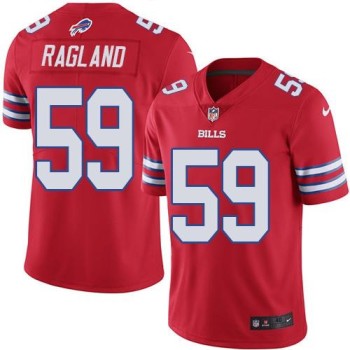 Bills #59 Reggie Ragland Red Men's Stitched NFL Elite Rush Jersey Bills #59 Reggie Ragland Red Men's Stitched NFL Elite Rush Jersey