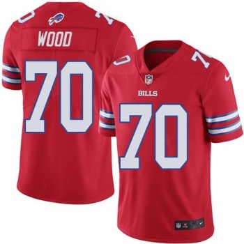 Bills #70 Eric Wood Red Men's Stitched NFL Elite Rush Jersey Bills #70 Eric Wood Red Men's Stitched NFL Elite Rush Jersey