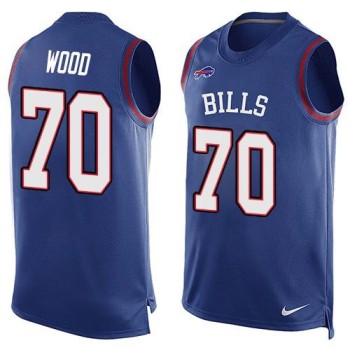 Bills #70 Eric Wood Royal Blue Team Color Men's Stitched NFL Limited Tank Top Jersey Bills #70 Eric Wood Royal Blue Team Color Men's Stitched NFL Limited Tank Top Jersey
