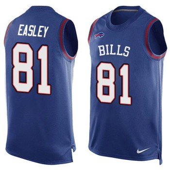 Bills #81 Marcus Easley Royal Blue Team Color Men's Stitched NFL Limited Tank Top Jersey Bills #81 Marcus Easley Royal Blue Team Color Men's Stitched NFL Limited Tank Top Jersey
