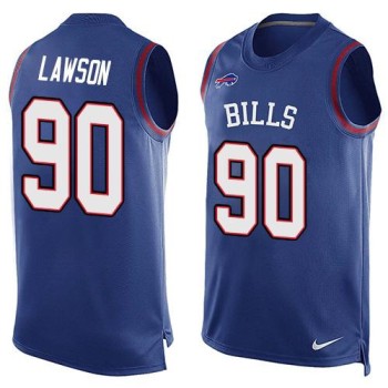 Bills #90 Shaq Lawson Royal Blue Team Color Men's Stitched NFL Limited Tank Top Jersey Bills #90 Shaq Lawson Royal Blue Team Color Men's Stitched NFL Limited Tank Top Jersey