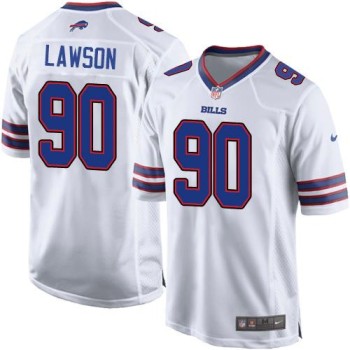 Bills #90 Shaq Lawson White Youth Stitched NFL New Elite Jersey Bills #90 Shaq Lawson White Youth Stitched NFL New Elite Jersey