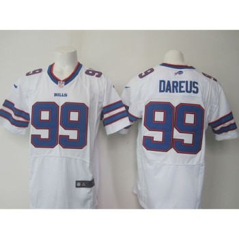 Bills #99 Marcell Dareus White Men's Stitched NFL Elite Jersey