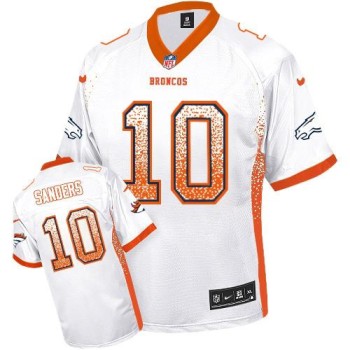 Broncos #10 Emmanuel Sanders White Youth Stitched NFL Elite Drift Fashion Jersey Broncos #10 Emmanuel Sanders White Youth Stitched NFL Elite Drift Fashion Jersey