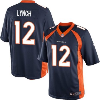 Broncos #12 Paxton Lynch Navy Blue Alternate Men's Stitched NFL Limited Jersey Broncos #12 Paxton Lynch Navy Blue Alternate Men's Stitched NFL Limited Jersey