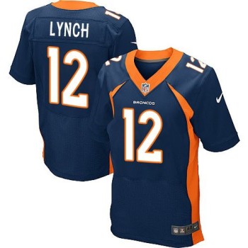 Broncos #12 Paxton Lynch Navy Blue Alternate Men's Stitched NFL New Elite Jersey Broncos #12 Paxton Lynch Navy Blue Alternate Men's Stitched NFL New Elite Jersey