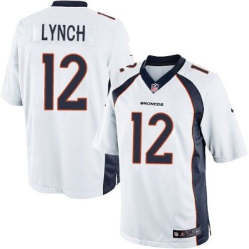 Broncos #12 Paxton Lynch White Men's Stitched NFL Limited Jersey Broncos #12 Paxton Lynch White Men's Stitched NFL Limited Jersey