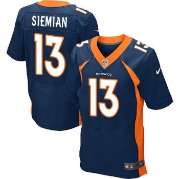 Broncos #13 Trevor Siemian Navy Blue Alternate Men's Stitched NFL New Elite Jersey Broncos #13 Trevor Siemian Navy Blue Alternate Men's Stitched NFL New Elite Jersey