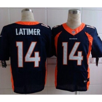 Broncos #14 Cody Latimer Navy Blue Alternate Men's Stitched NFL New Elite Jersey Broncos #14 Cody Latimer Navy Blue Alternate Men's Stitched NFL New Elite Jersey