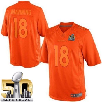 Broncos #18 Peyton Manning Orange Super Bowl 50 Men's Stitched NFL Drenched Limited Jersey Broncos #18 Peyton Manning Orange Super Bowl 50 Men's Stitched NFL Drenched Limited Jersey