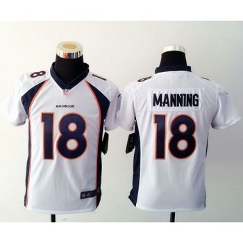 Broncos #18 Peyton Manning White Youth Stitched NFL Elite Jersey Broncos #18 Peyton Manning White Youth Stitched NFL Elite Jersey