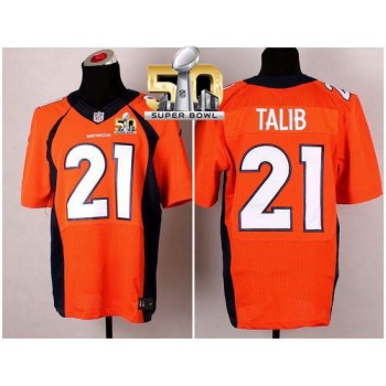 Broncos #21 Aqib Talib Orange Team Color Super Bowl 50 Men's Stitched NFL New Elite Jersey Broncos #21 Aqib Talib Orange Team Color Super Bowl 50 Men's Stitched NFL New Elite Jersey