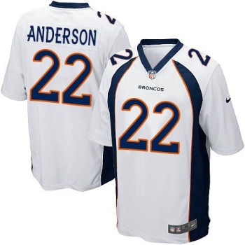 Broncos #22 C.J. Anderson White Youth Stitched NFL New Elite Jersey Broncos #22 C.J. Anderson White Youth Stitched NFL New Elite Jersey