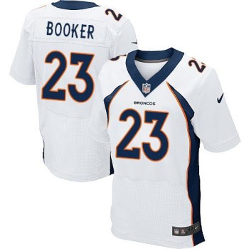 Broncos #23 Devontae Booker White Men's Stitched NFL New Elite Jersey Broncos #23 Devontae Booker White Men's Stitched NFL New Elite Jersey