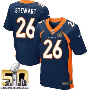 Broncos #26 Darian Stewart Navy Blue Alternate Super Bowl 50 Men's Stitched NFL New Elite Jersey Broncos #26 Darian Stewart Navy Blue Alternate Super Bowl 50 Men's Stitched NFL New Elite Jersey