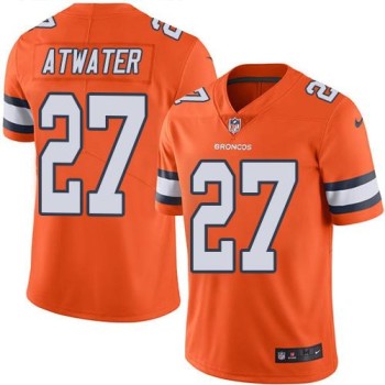Broncos #27 Steve Atwater Orange Youth Stitched NFL Limited Rush Jersey Broncos #27 Steve Atwater Orange Youth Stitched NFL Limited Rush Jersey
