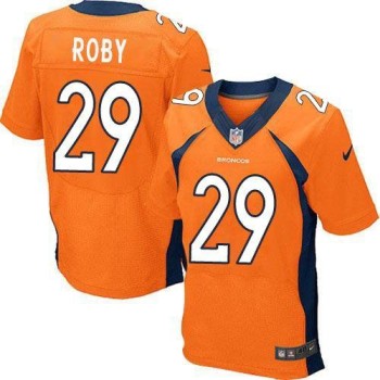 Broncos #29 Bradley Roby Orange Team Color Men's Stitched NFL New Elite Jersey