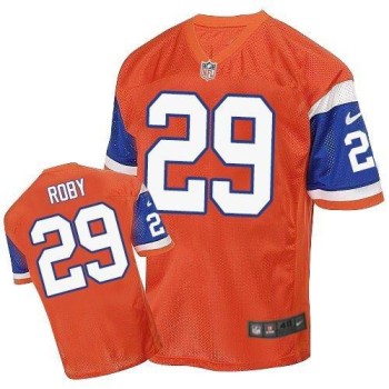 Broncos #29 Bradley Roby Orange Throwback Men's Stitched NFL Elite Jersey Broncos #29 Bradley Roby Orange Throwback Men's Stitched NFL Elite Jersey