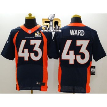 Broncos #43 T.J. Ward Navy Blue Alternate Super Bowl 50 Men's Stitched NFL New Elite Jersey Broncos #43 T.J. Ward Navy Blue Alternate Super Bowl 50 Men's Stitched NFL New Elite Jersey