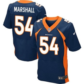 Broncos #54 Brandon Marshall Navy Blue Alternate Men's Stitched NFL New Elite Jersey