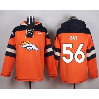 Broncos #56 Shane Ray Orange Player Pullover NFL Hoodie Broncos #56 Shane Ray Orange Player Pullover NFL Hoodie