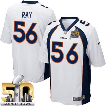 Broncos #56 Shane Ray White Super Bowl 50 Youth Stitched NFL New Elite Jersey Broncos #56 Shane Ray White Super Bowl 50 Youth Stitched NFL New Elite Jersey