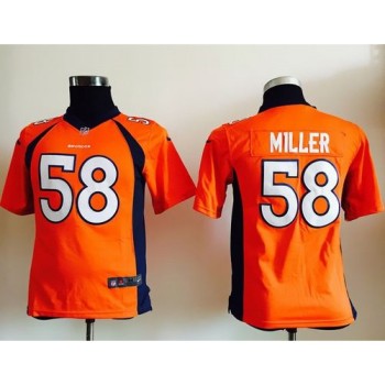 Broncos #58 Von Miller Orange Team Color Youth Stitched NFL Elite Jersey Broncos #58 Von Miller Orange Team Color Youth Stitched NFL Elite Jersey