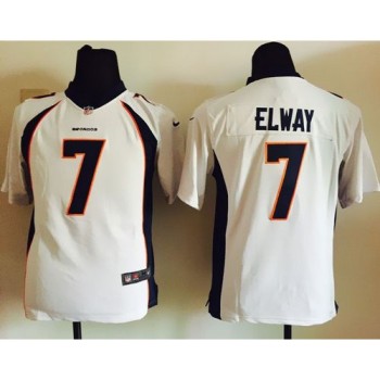 Broncos #7 John Elway White Youth Stitched NFL New Elite Jersey Broncos #7 John Elway White Youth Stitched NFL New Elite Jersey