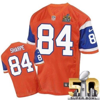 Broncos #84 Shannon Sharpe Orange Throwback Super Bowl 50 Men's Stitched NFL Elite Jersey Broncos #84 Shannon Sharpe Orange Throwback Super Bowl 50 Men's Stitched NFL Elite Jersey