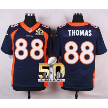 Broncos #88 Demaryius Thomas Navy Blue Alternate Super Bowl 50 Men's Stitched NFL New Elite Jersey Broncos #88 Demaryius Thomas Navy Blue Alternate Super Bowl 50 Men's Stitched NFL New Elite Jersey