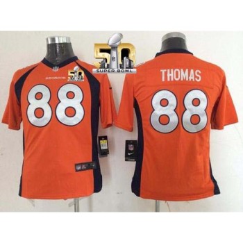 Broncos #88 Demaryius Thomas Orange Team Color Super Bowl 50 Youth Stitched NFL New Elite Jersey Broncos #88 Demaryius Thomas Orange Team Color Super Bowl 50 Youth Stitched NFL New Elite Jersey