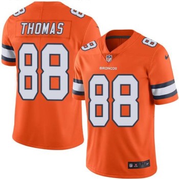 Broncos #88 Demaryius Thomas Orange Youth Stitched NFL Limited Rush Jersey Broncos #88 Demaryius Thomas Orange Youth Stitched NFL Limited Rush Jersey