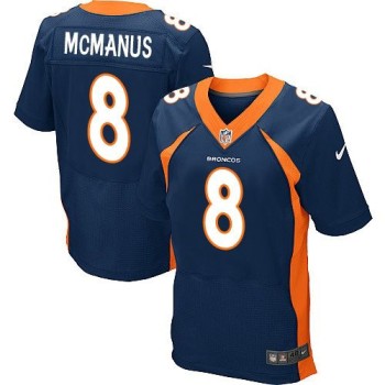 Broncos #8 Brandon McManus Navy Blue Alternate Men's Stitched NFL New Elite Jersey Broncos #8 Brandon McManus Navy Blue Alternate Men's Stitched NFL New Elite Jersey