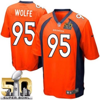 Broncos #95 Derek Wolfe Orange Team Color Super Bowl 50 Youth Stitched NFL New Elite Jersey Broncos #95 Derek Wolfe Orange Team Color Super Bowl 50 Youth Stitched NFL New Elite Jersey