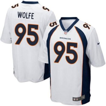 Broncos #95 Derek Wolfe White Youth Stitched NFL New Elite Jersey Broncos #95 Derek Wolfe White Youth Stitched NFL New Elite Jersey