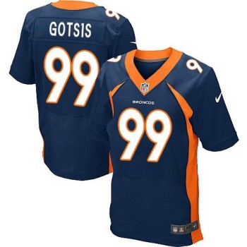 Broncos #99 Adam Gotsis Navy Blue Alternate Men's Stitched NFL New Elite Jersey