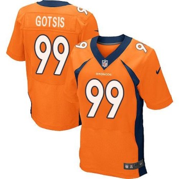 Broncos #99 Adam Gotsis Orange Team Color Men's Stitched NFL New Elite Jersey Broncos #99 Adam Gotsis Orange Team Color Men's Stitched NFL New Elite Jersey