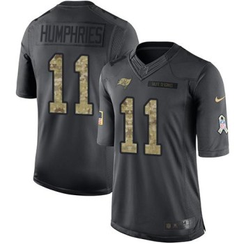 Buccaneers #11 Adam Humphries Black Youth Stitched NFL Limited 2016 Salute to Service Jersey