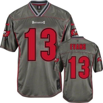 Buccaneers #13 Mike Evans Grey Men's Stitched NFL Elite Vapor Jersey Buccaneers #13 Mike Evans Grey Men's Stitched NFL Elite Vapor Jersey