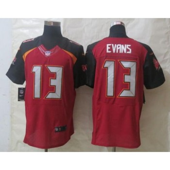 Buccaneers #13 Mike Evans Red Team Color Men's Stitched NFL New Elite Jersey