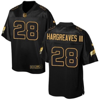 Buccaneers #28 Vernon Hargreaves III Black Men's Stitched NFL Elite Pro Line Gold Collection Jersey Buccaneers #28 Vernon Hargreaves III Black Men's Stitched NFL Elite Pro Line Gold Collection Jersey