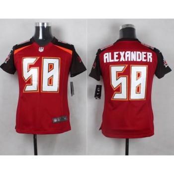 Buccaneers #58 Kwon Alexander Red Team Color Youth Stitched NFL New Elite Jersey Buccaneers #58 Kwon Alexander Red Team Color Youth Stitched NFL New Elite Jersey