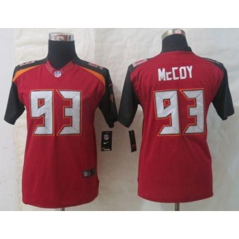 Buccaneers #93 Gerald McCoy Red Team Color Youth Stitched NFL New Limited Jersey